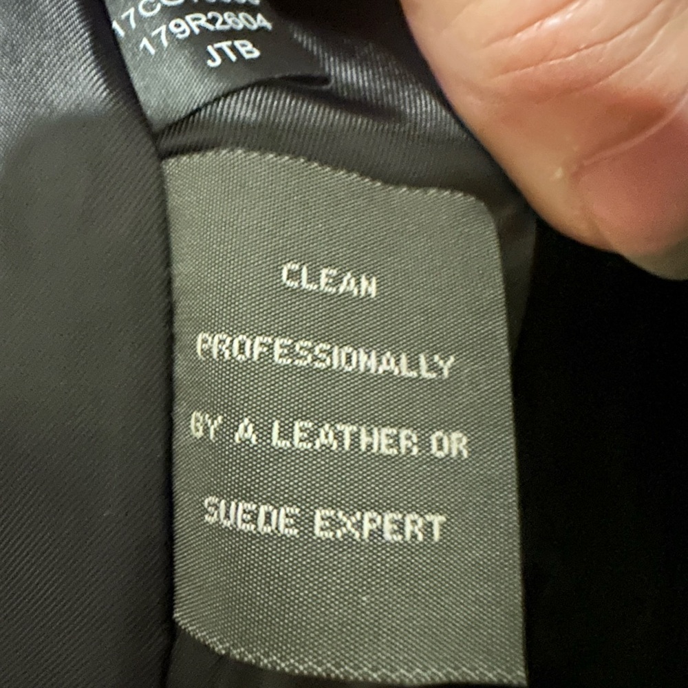 Kenneth Cole Reaction 100% Leather Black Moto Lined Jacket Women’s Size XL‎ - Picture 8 of 10